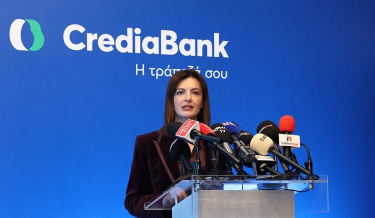 CrediaBank: Στόχος επαναλαμβανόμενο RoTE άνω του 18% και δάνεια πάνω από 14 δισ. ευρώ