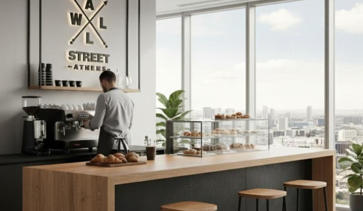 Η νέα εποχή για τα εταιρικά κυλικεία: WallStreet In-House Coffee Shop