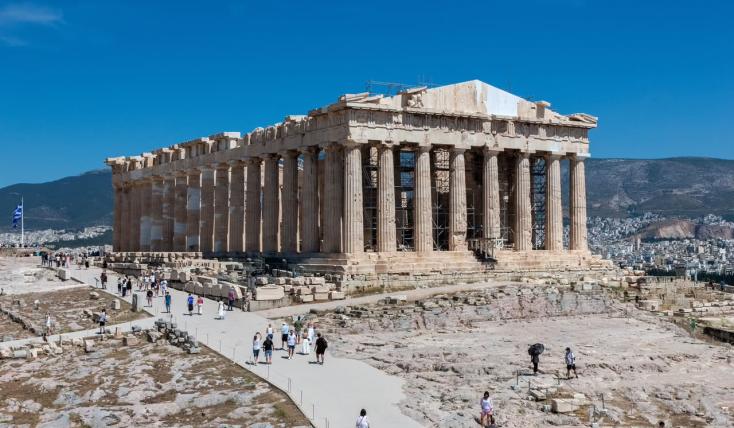 Το δυτικό αέτωμα του Παρθενώνα συμπληρώνεται μετά από 220 χρόνια - Απομακρύνθηκαν οι σκαλωσιές