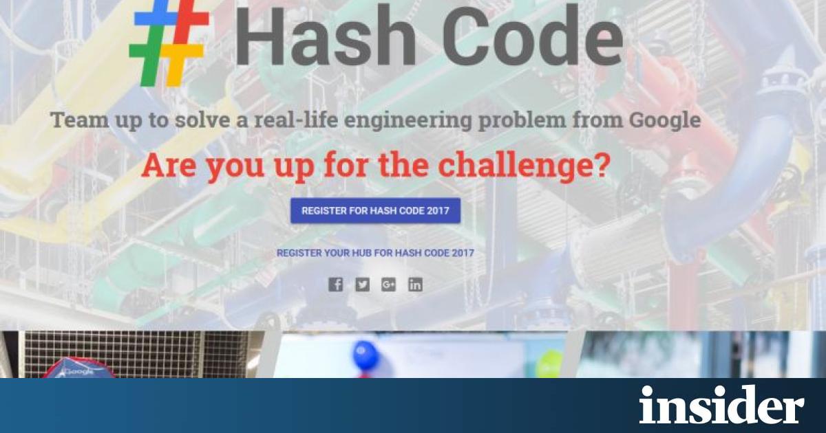 Ξεκίνησαν οι αιτήσεις για τον διαγωνισμό της Google Hash Code | Insider