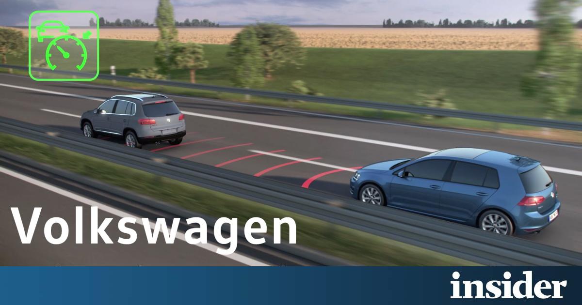 VW Golf Adaptive Cruise Control Insider