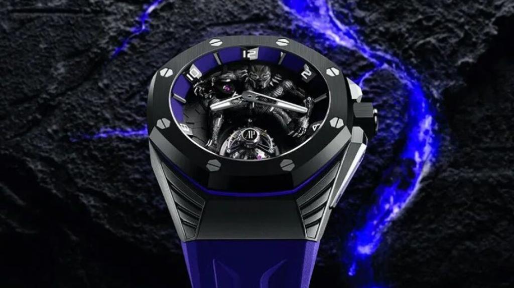 Royal Oak Concept “Black Panther” Flying Tourbillon