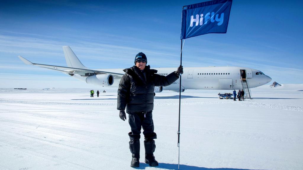 Ένα Airbus A340 μόλις προσγειώθηκε για πρώτη φορά στην Ανταρκτική