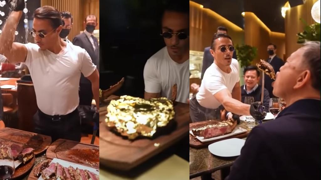 Spend it: Ο Salt Bae τάισε χρυσή μπριζόλα Βιετναμέζο υπουργό κι έπεσε το internet