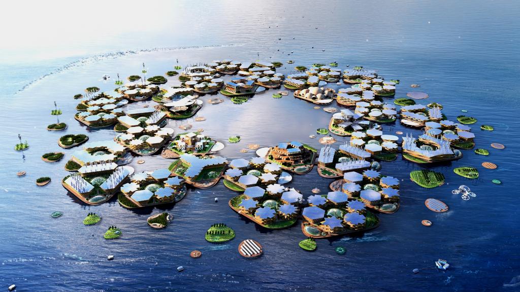 Oceanix City: Στη Νότια Κορέα η πρώτη πλωτή μητρόπολη στον κόσμο, ως λύση στην κλιματική αλλαγή