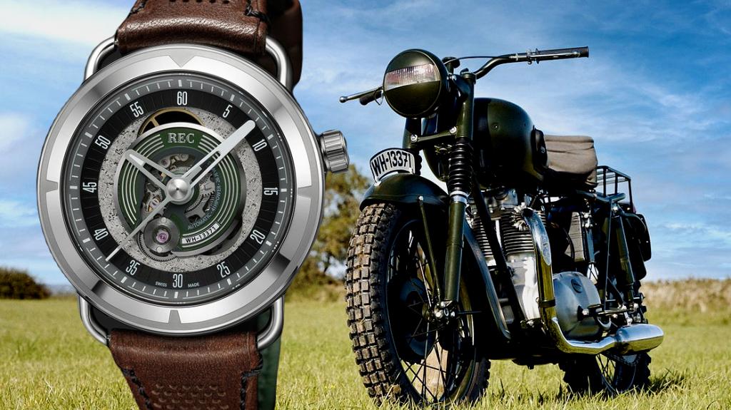 REC TTT Great Escape: Ένα ρολόι με εξαρτήματα από την Triumph μοτοσικλέτα του Steve McQueen στο «Great Escape»