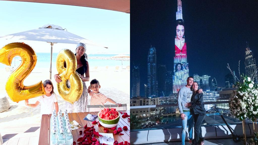 Cristiano Ronaldo: Δώρο γενεθλίων στη φίλη του ένα show 68.000 δολ. με φωτογραφίες της στον Burj Khalifa