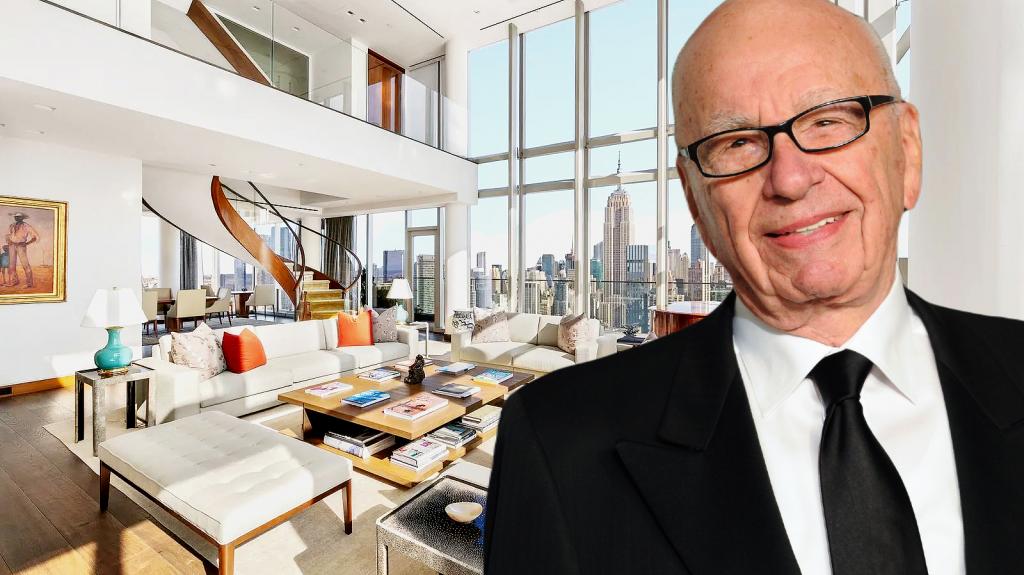 Rupert Murdoch: Πουλάει δύο διαμερίσματα στην κορυφή ουρανοξύστη στη Νέα Υόρκη για 78 εκατ. δολάρια 