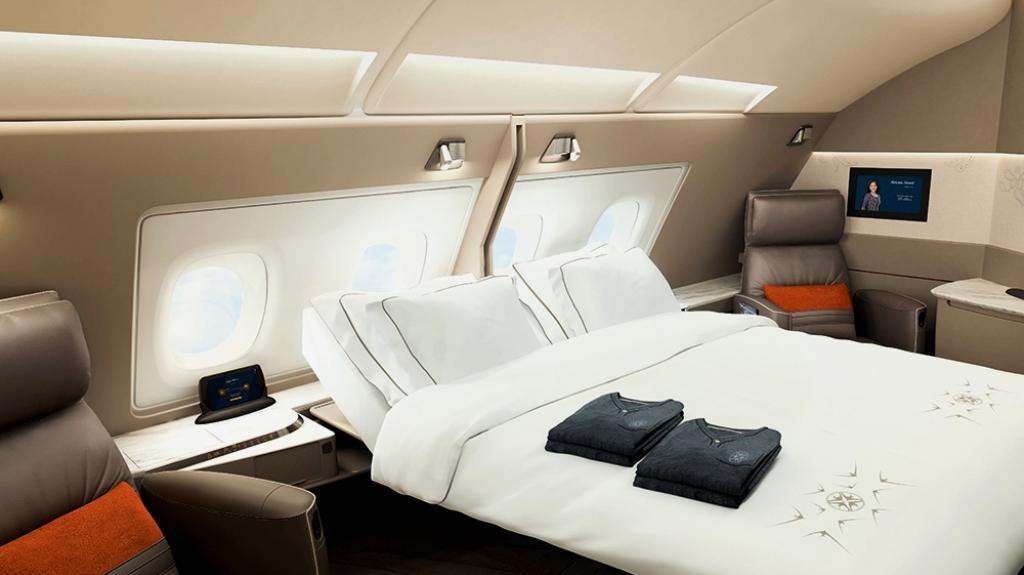 Singapore Airlines: Λανσάρει σουίτες με διπλά κρεβάτια στην πρώτη θέση της πτήσης Νέα Υόρκη-Σιγκαπούρη