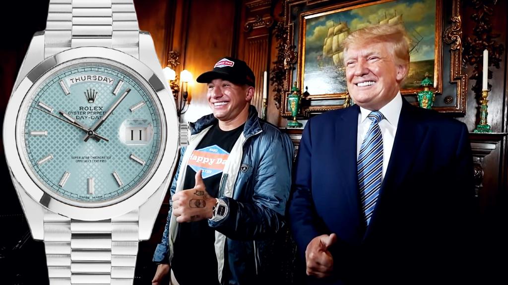 Ντόναλντ Τραμπ: Ελληνοαμερικανός Youtuber του έκανε δώρο Rolex 105.000 δολαρίων