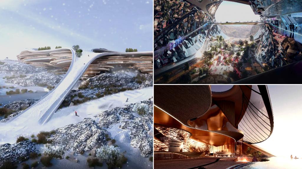 Trojena: Tο πολυτελέστερο χιονοδρομικό κέντρο του κόσμου φτιάχνεται στη Σαουδική Αραβία