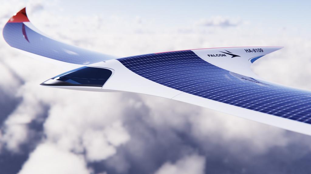 Falcon Solar:Το ηλιακό αεροπλάνο της Lasky Design μοιάζει να βγήκε από ταινία της Marvel
