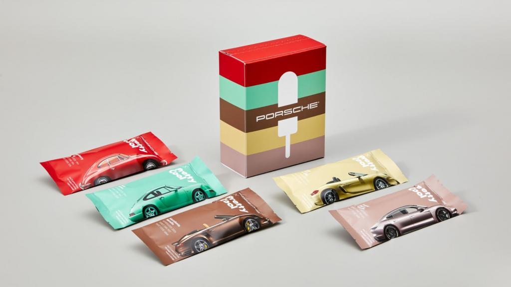 Porsche: Βάφει με τα χρώματα των αυτοκινήτων της πέντε νέα παγωτά σε συνεργασία με την Pretty Cool Ice Cream 