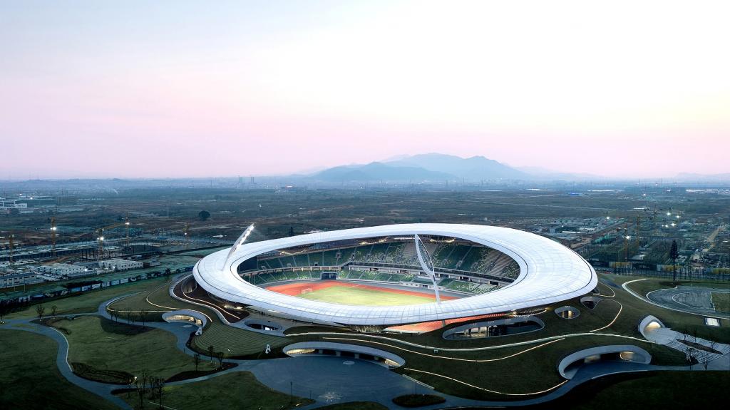 Quzhou Stadium: Το μεγαλύτερο ημιυπόγειο στάδιο του κόσμου κατασκευάζεται στην Κίνα