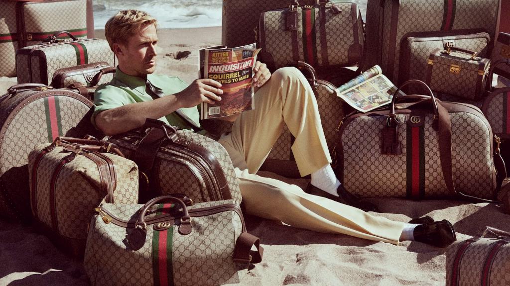 Gucci: Η νέα καμπάνια για τα ταξιδιωτικά είδη της έχει πρωταγωνιστή τον Ράιαν Γκόσλινγκ 