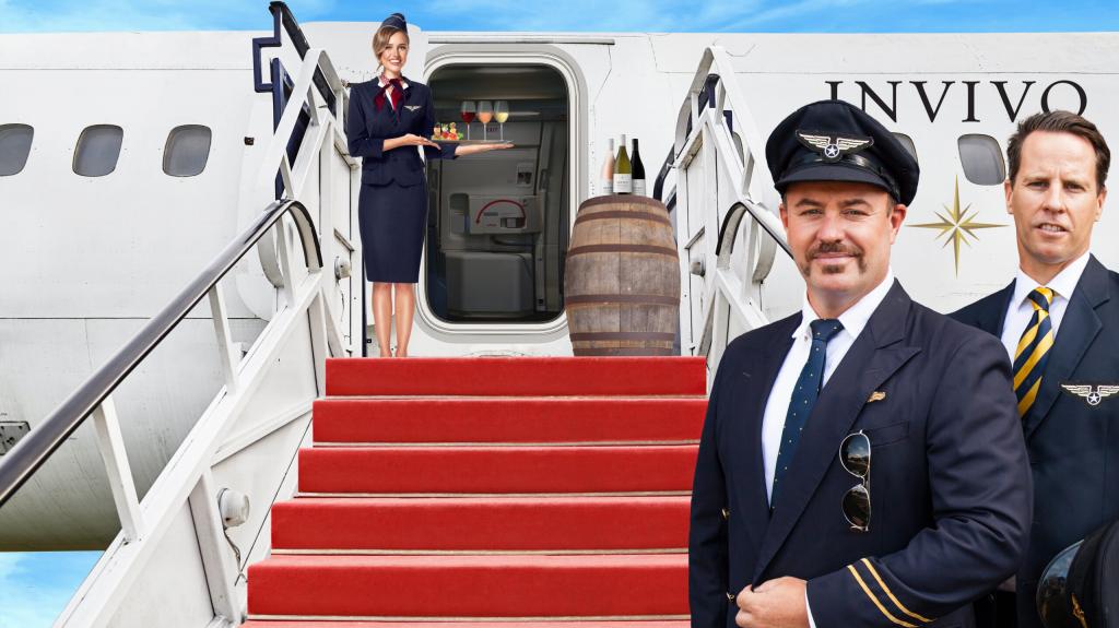  Invivo Air: Η πρώτη αεροπορική εταιρεία οινοποιίας στον κόσμο για πτήσεις με δοκιμές κρασιών και gourmet γευσιγνωσία 