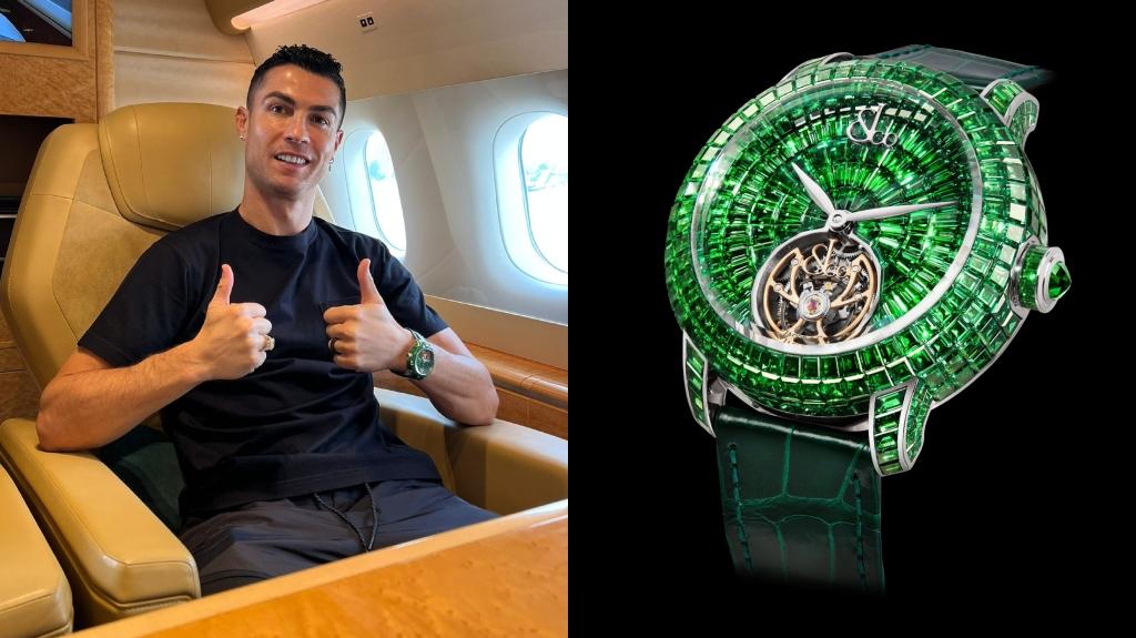 Κριστιάνο Ρονάλντο: Το πράσινο ρολόι Jacob & Co που φοράει στη Σαουδική Αραβία κοστίζει 700.000 ευρώ