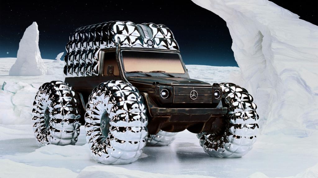 Project Mondo G: Mercedes και Moncler μόλις παρουσίασαν ένα G-Wagen που φοράει φουσκωτό μπουφάν