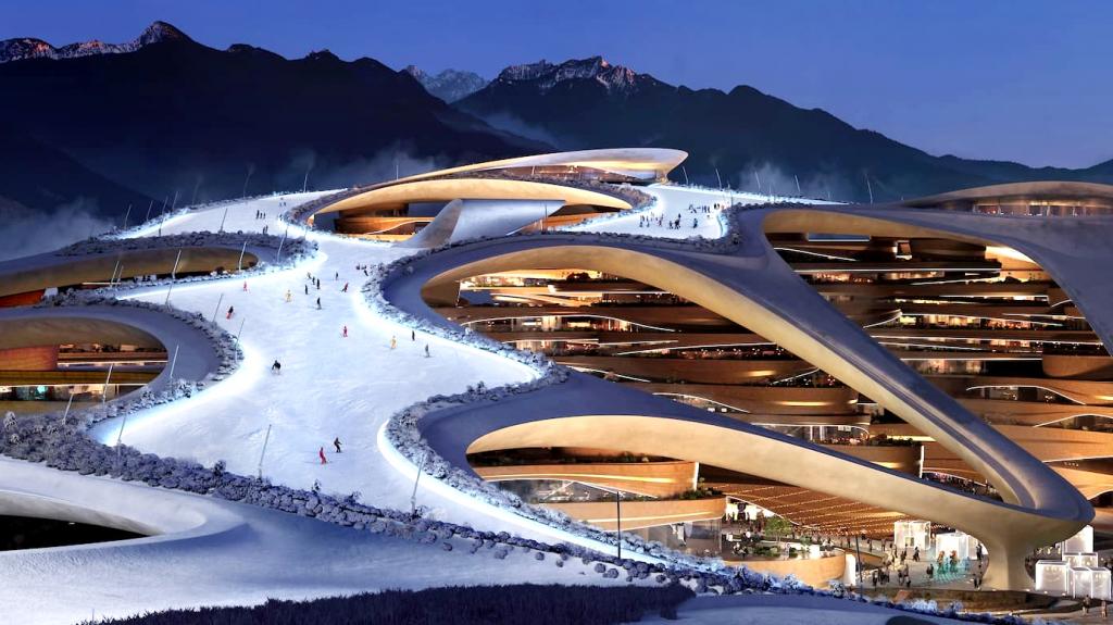 Trojena: Ένα ski resort στην έρημο της Σαουδικής Αραβίας ίσως φιλοξενήσει τους Χειμερινούς Ολυμπιακούς του 2030 