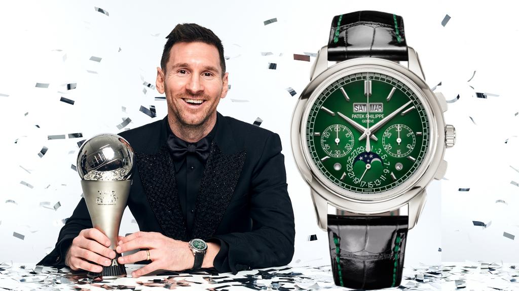 Λιονέλ Μέσι: Πήρε το βραβείο του Καλύτερου Ποδοσφαιριστή φορώντας ρολόι Patek Philippe 220.000 δολαρίων