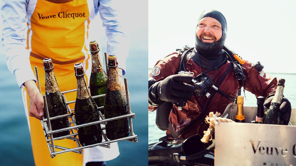 Cellar in the Sea: H Veuve Clicquot πειραματίζεται - Παλαιώνει τις σαμπάνιες της στο βυθό της Βαλτικής Θάλασσας