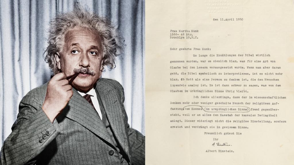 Αϊνστάιν: Πώς καταρρίπτει τη βιβλική θεωρία της Δημιουργίας σε σπάνια επιστολή του που βγαίνει τώρα προς πώληση