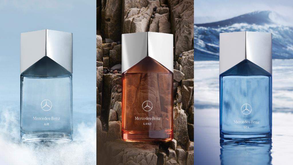 Mercedes-Benz Land, Sea and Air: Μια τριλογία αρωμάτων που φοριούνται ξεχωριστά ή συνδυάζονται μεταξύ τους