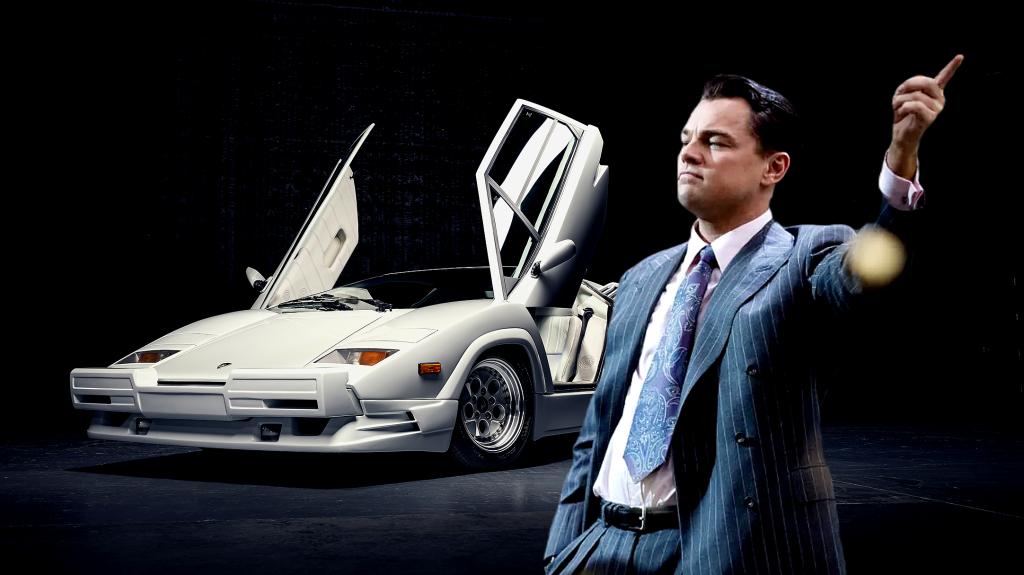 «Ο Λύκος της Wall Street»: Η κατάλευκη Lamborghini Countach από τη θρυλική ταινία οδεύει σε δημοπρασία