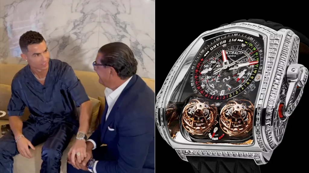 Χειροποίητο και με 344 διαμάντια το νέο ρολόι του Ρονάλντο με τιμή 1,3 εκατ. δολαρίων