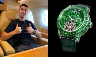 Το πράσινο ρολόι που φοράει ο Κριστιάνο Ρονάλντο στη Σαουδική Αραβία κοστίζει 700.000 ευρώ