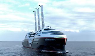 Ένα κρουαζιερόπλοιο μηδενικών ρύπων με γιγάντια ηλιακά «πανιά» πέφτει στις θάλασσες το 2030