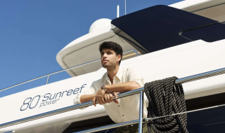 Ο Κάρλος Αλκαράθ στο νέο του superyacht