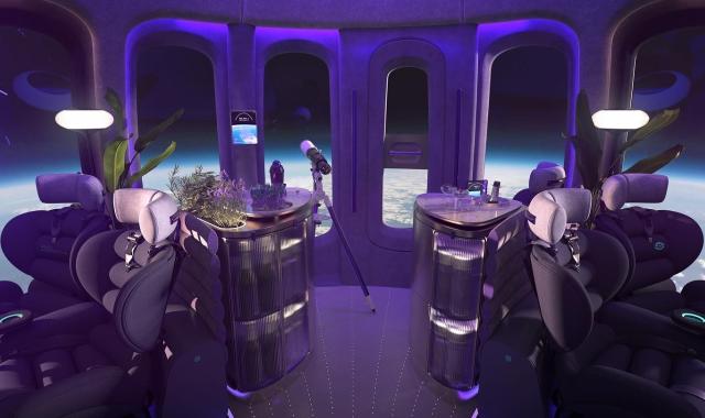 Δείπνο και cocktails στο διάστημα με το πρώτο βιώσιμο Space Lounge του κόσμου