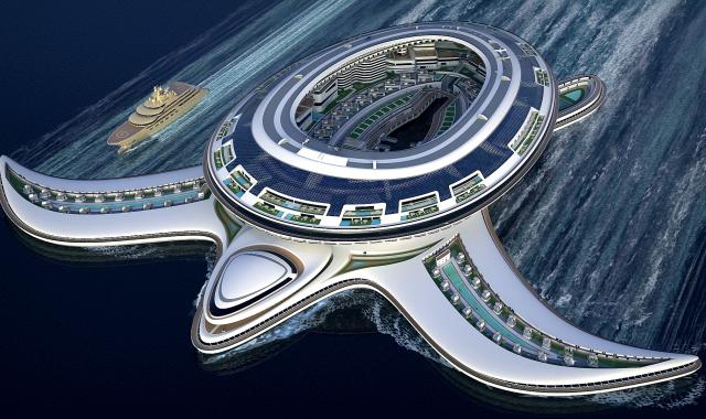 Το μεγαλύτερο πλοίο του κόσμου είναι μια πλωτή ήπειρος 60.000 ανθρώπων