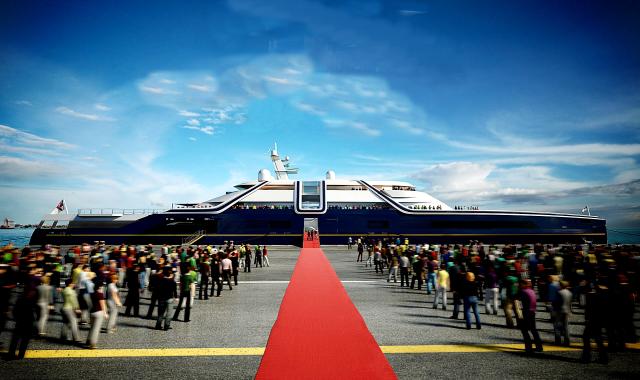 Τα μυστικά σχέδια για το νέο γιοτ της βρετανικής βασιλικής οικογένειας που δεν κατασκευάστηκε ποτέ