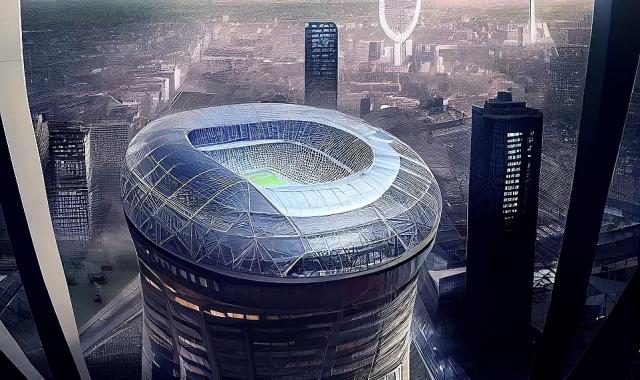 Έτσι οραματίζονται οι αρχιτέκτονες τα βρετανικά στάδια του μέλλοντος με τη βοήθεια της τεχνητής νοημοσύνης