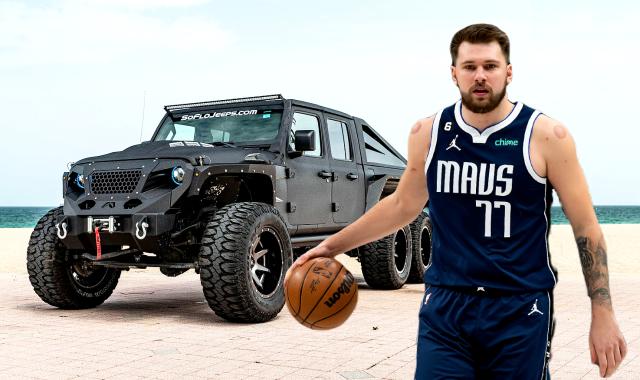 O Λούκα Ντόντσιτς των Ντάλας Μάβερικς μόλις «έσκασε» με ένα 6τροχο κτήνος 250.000 δολαρίων