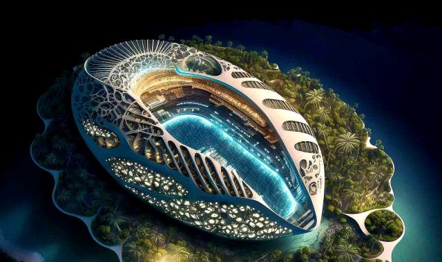 Νησιά, γήπεδα ή κουαζιερόπλοια; Τα πλωτά στάδια «Oceaniums» συνδυάζουν και τα τρία