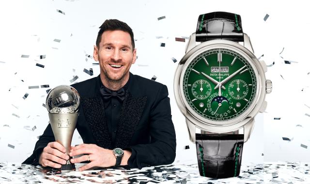 Φορώντας ρολόι 220.000 δολαρίων παρέλαβε το βραβείο του ο Λιονέλ Μέσι