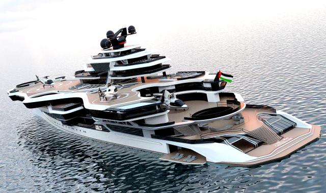 Γιοτ ή πολεμικό πλοίο; Η πρώτη ναυαρχίδα των Αραβικών Εμιράτων είναι και τα δύο