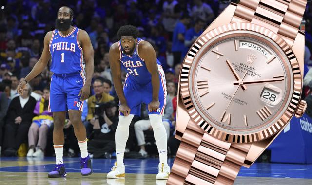 Ο Τζέιμς Χάρντεν χάρισε στον MVP 2023 Τζόελ Έμπιντ το πρώτο του Rolex