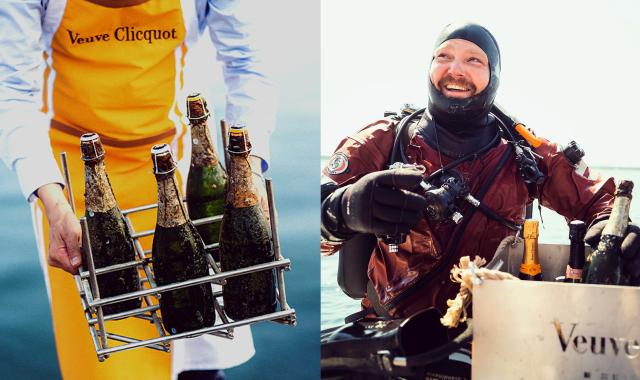 H Veuve Clicquot παλαιώνει τις σαμπάνιες της στο βυθό της Βαλτικής Θάλασσας