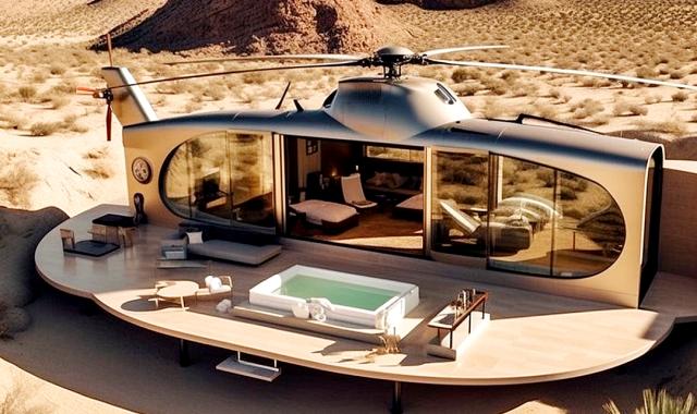 Ξεχάστε σκηνές και τροχόσπιτα - Μπορείτε πλέον να κάνετε glamping σε ελικόπτερα